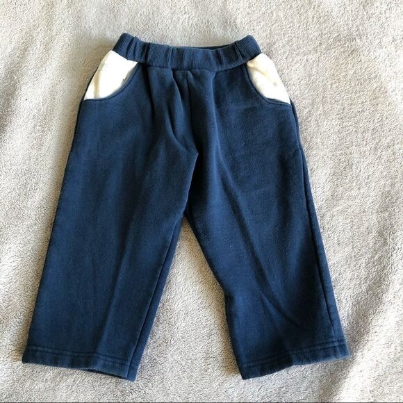 Tigor T. Tigre Baby Navy Blue/White Sweatpants - Picture 2 of 7